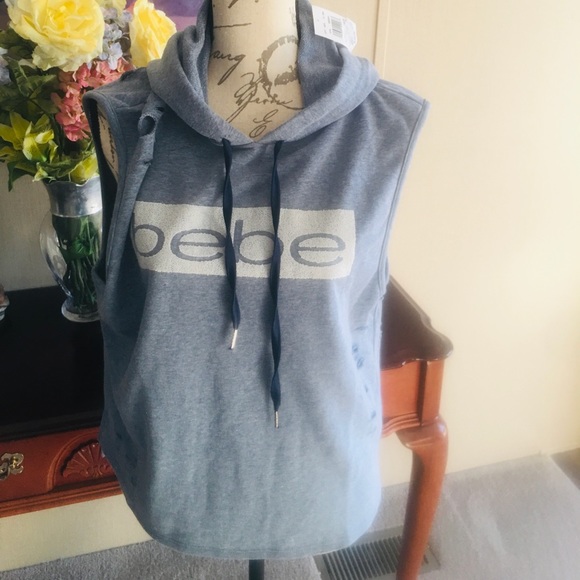 bebe Other - NWT Bebe sports med Women’s sleeveless hoodie
